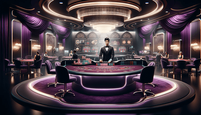 Que sont les studios de casino privés avec croupier en direct image