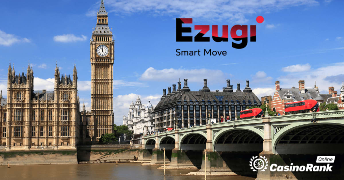 Ezugi fait ses dÃ©buts au Royaume-Uni avec Playbook Engineering