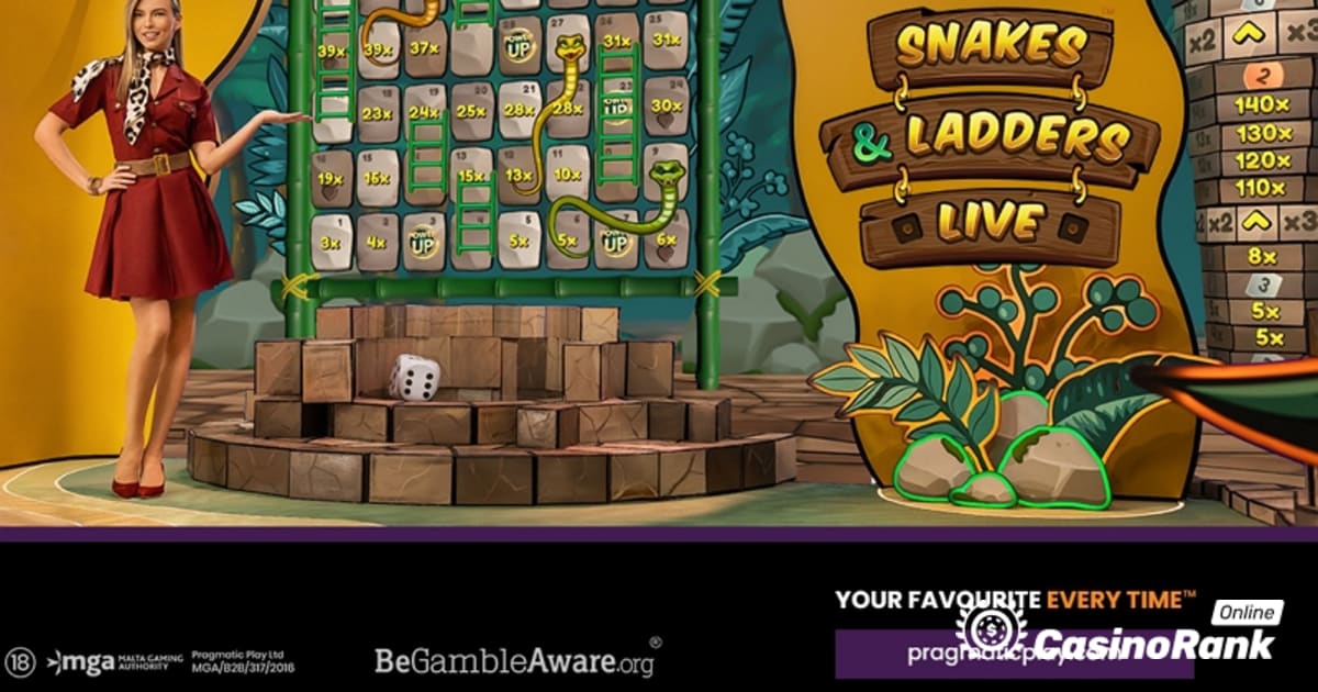 Le jeu pragmatique ravit les joueurs de casino en direct avec Snakes & Ladders Live