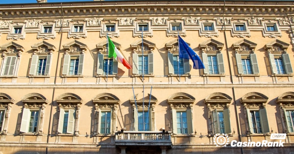 Les législateurs italiens approuvent la phase initiale des réformes du jeu